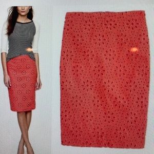 JCrew Pinwheel Eyelet Skirt